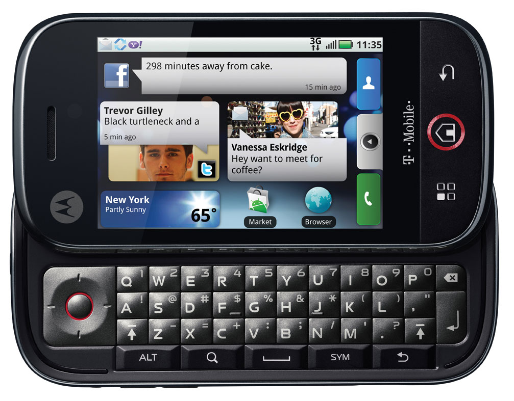Motorola dext tem teclado qwerty e sistema android