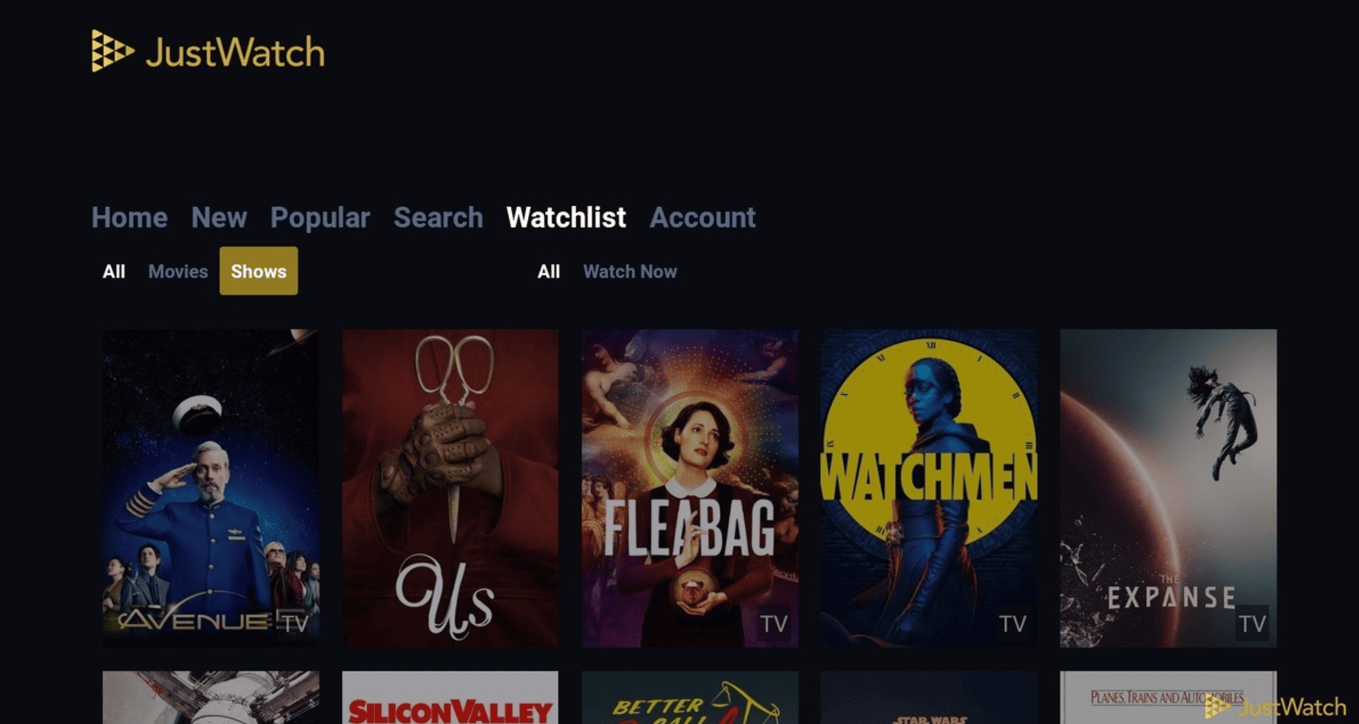 Justwatch série filme streaming