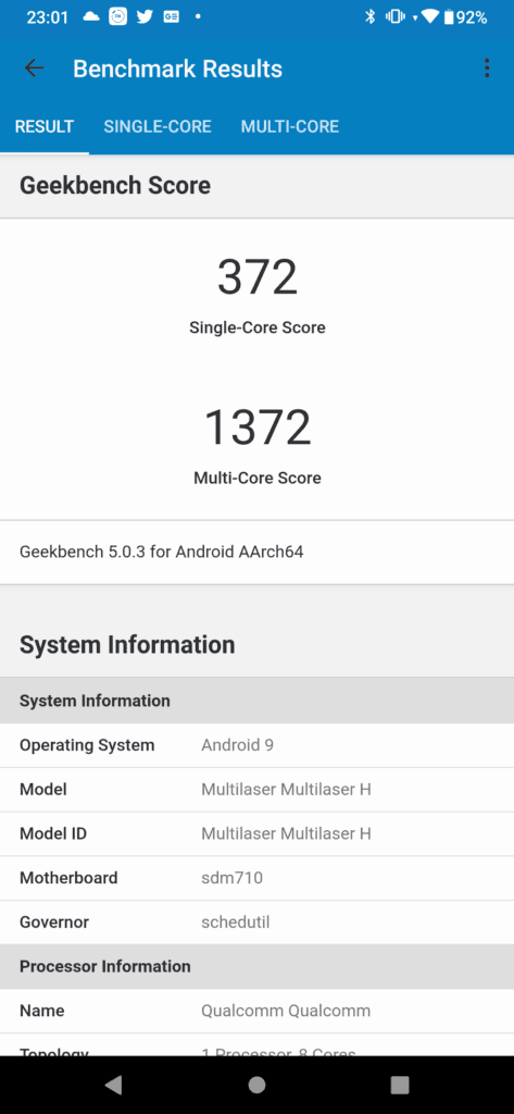 Review: multilaser h é equilibrado e uma grande surpresa de 2019 Resultados de benchmarks