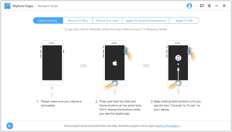 Como arrumar a tela preta no iphone e resolver outros problemas de ios Imyfone fixxpo tutorial