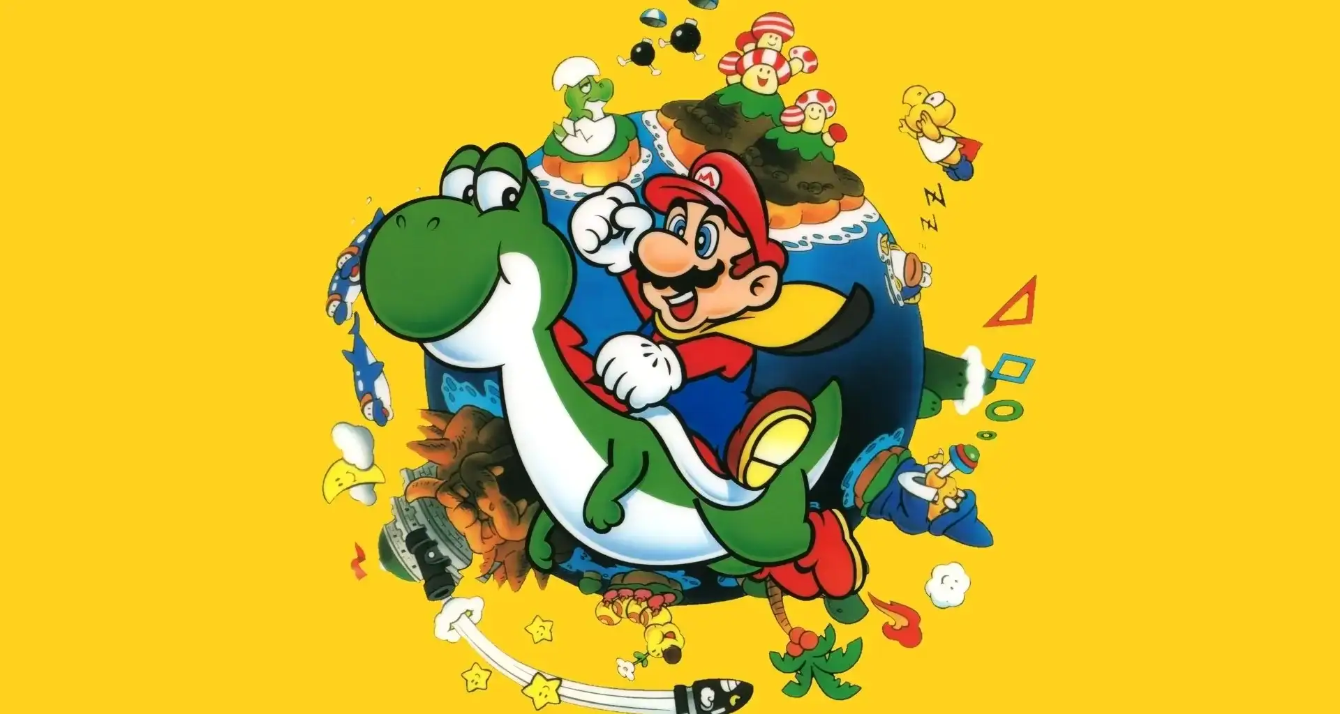 Mario world nitendo aniversário