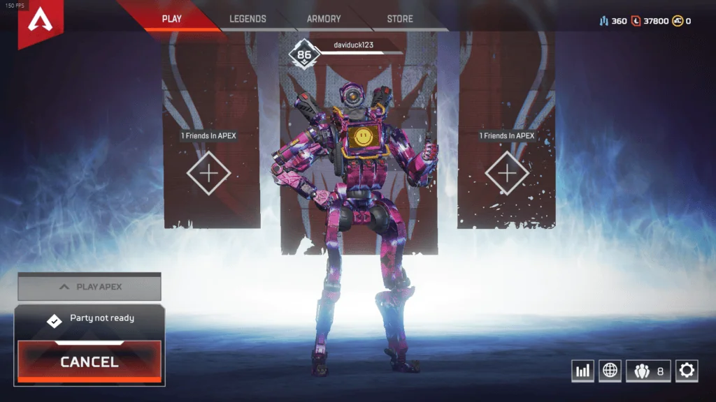 Confira nossas primeiras impressões de call of duty: warzone, lançamento surpresa desta semana Personagem pathfinder em lobby, enquanto a partida de apex legends carrega