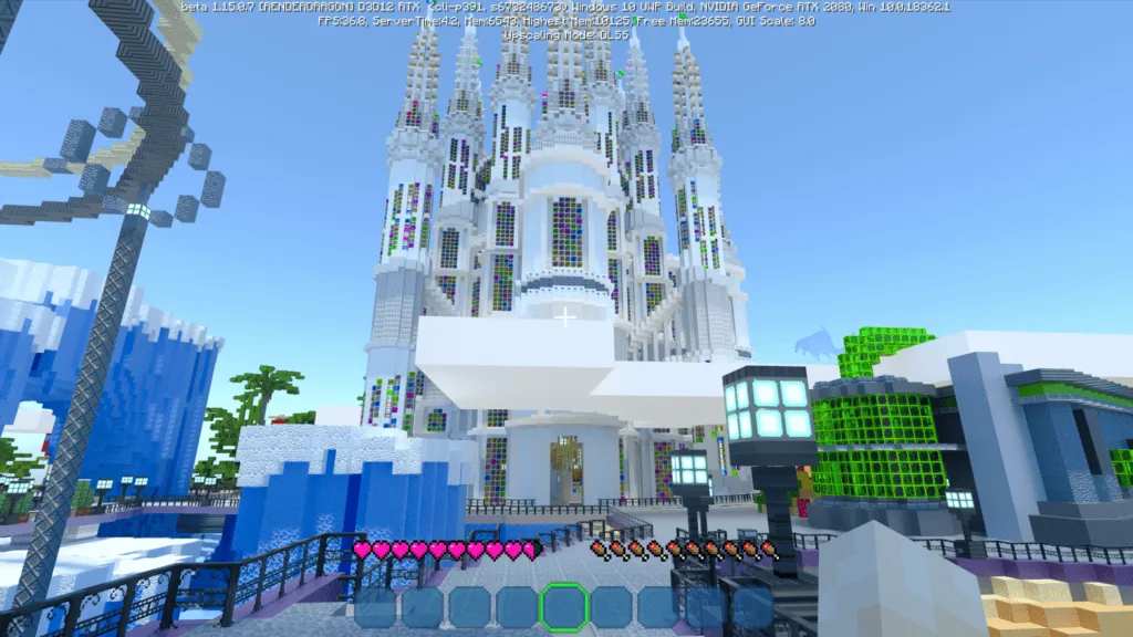 Review: minecraft rtx (pc) é uma fantástica experiência visual Cadetral com uso do dlss