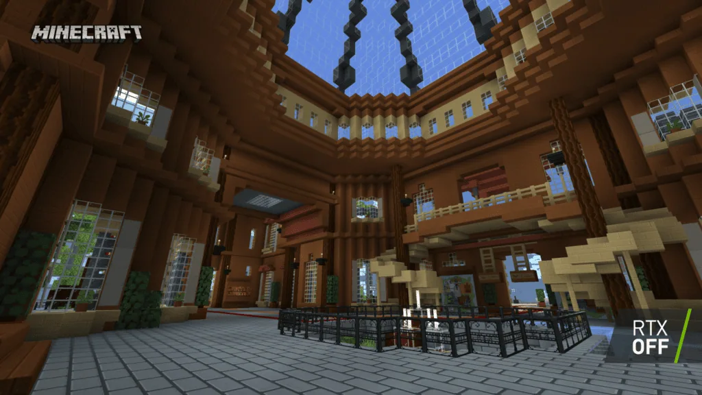 Com rtx, minecraft alcança níveis espetaculares de beleza com luzes realistas Minecraft com rtx