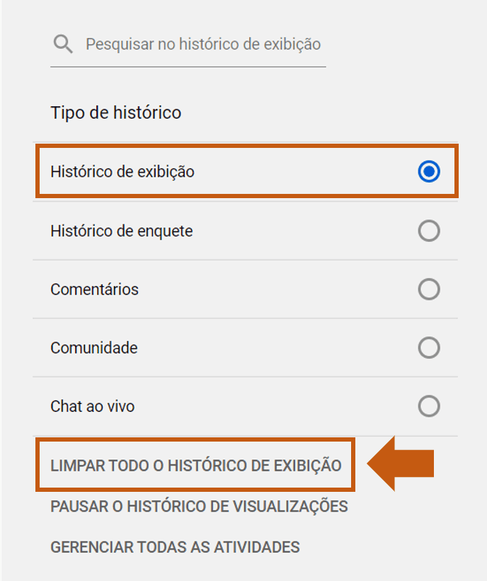 Aprenda a limpar histórico de vídeos assistidos e pesquisa do youtube Apagando o histórico pelo navegador