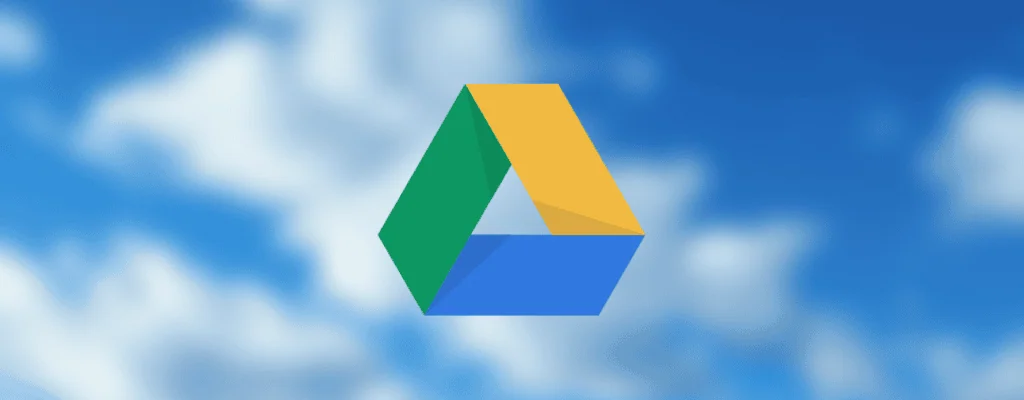 Melhores sites e apps para compartilhar arquivos e fotos Ilustração com logotipo do google drive