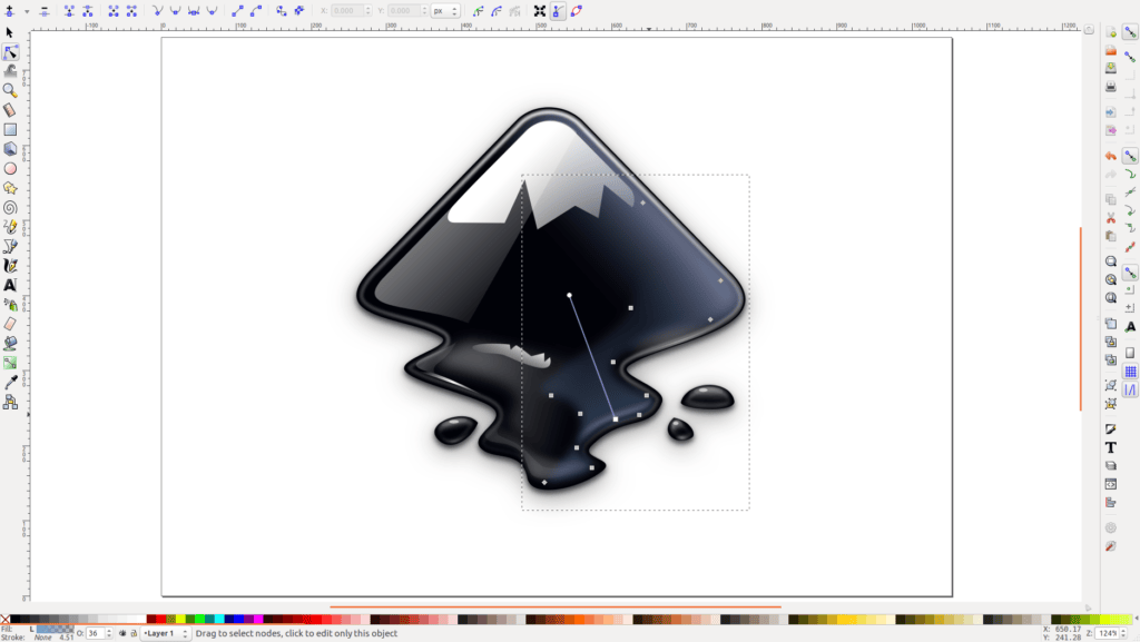 Conheça 10 programas alternativos gratuitos para quem não quer gastar com softwares caros Logo do inkscape sendo manipulado