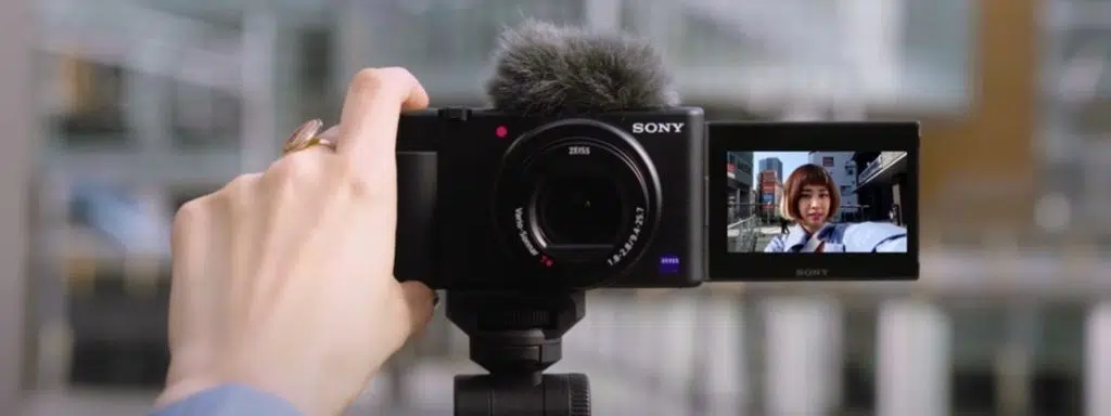 Câmera sony zv-1 é lançada para conquistar os criadores de conteúdo Nova sony zv-1 em gravação