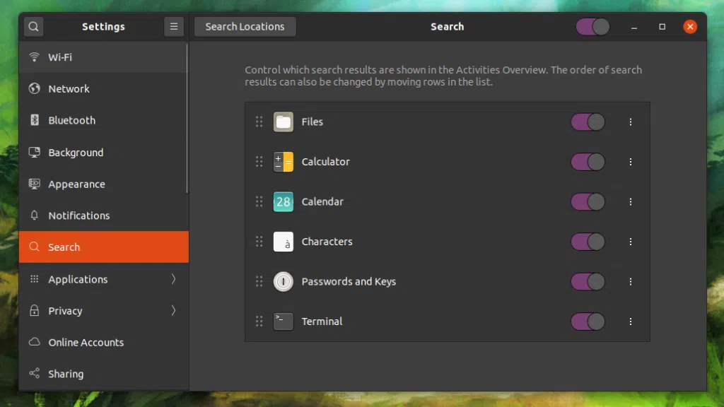 Review: ubuntu 20. 04 focal fossa é a evolução perfeita do sistema operacional Menu de configurações do ubuntu 20. 04
