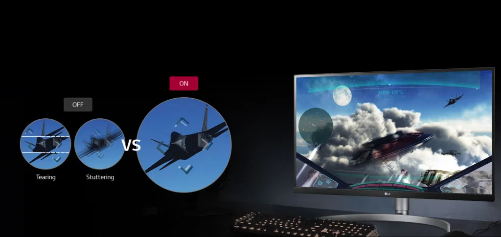 Review: monitor 4k lg 27ul650 proporciona altíssima qualidade para trabalho e games Exemplo dos problemas de tearing e stuttering em jogos