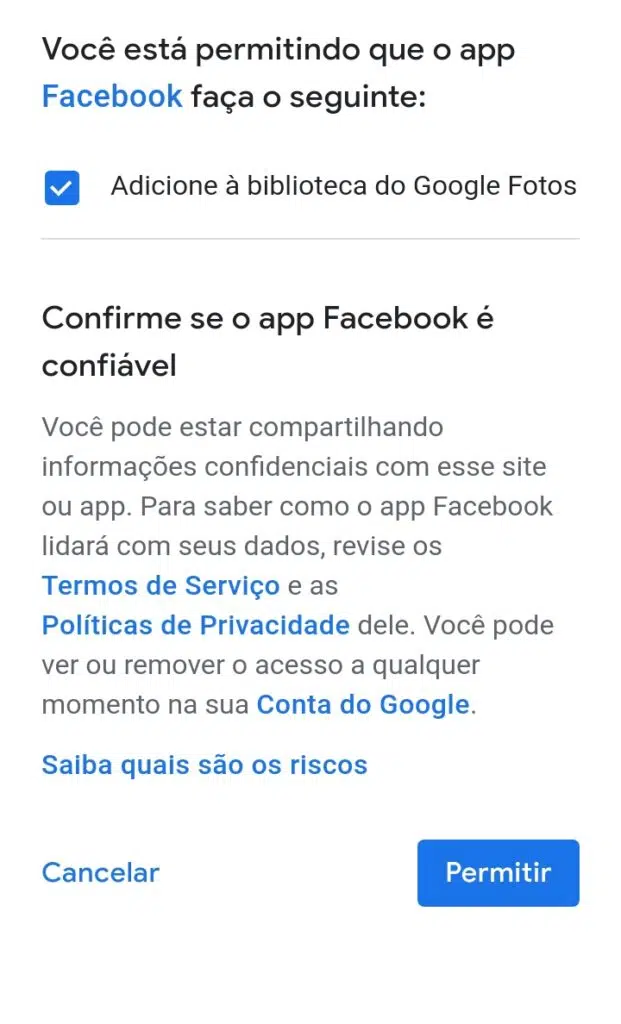 Como transferir suas fotos e vídeos do facebook para o google fotos Baixar fotos facebook google fotos