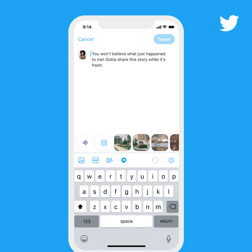 Agora é possível também enviar áudio pelo twitter Áudio twitter