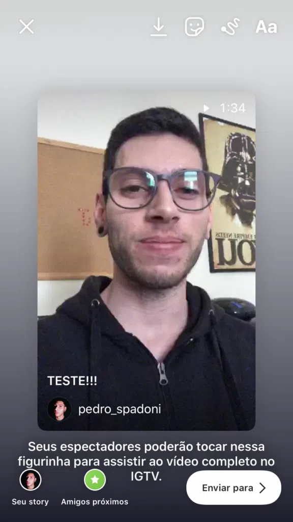 Como salvar uma live do instagram (sua ou de outro perfil) Print do aplicativo do instagram para compartilhar lives