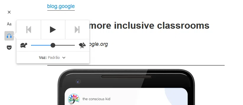 Transforme notícias de texto para áudio com o pocket Transforme notícias de texto para áudio com o pocket. Transforme qualquer notícia ou artigo da internet em episódios de podcast, usando o pocket no iphone ou android