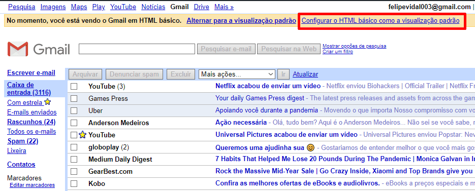 52 dicas e truques do gmail para potencializar o uso do serviço Você pode usar esse formato como padrão do gmail.