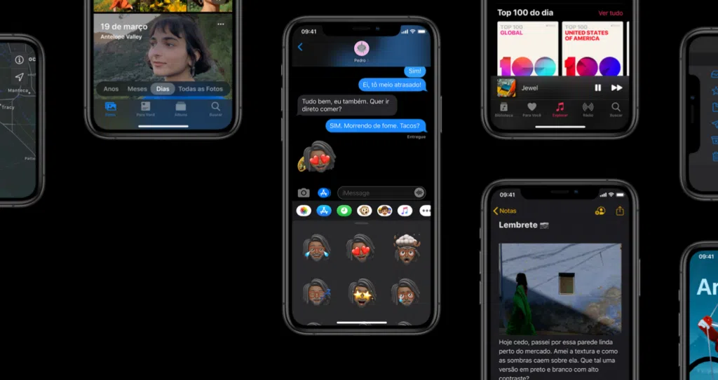 Por que mudar do android para iphone? As vantagens do smartphone da apple Modo escuro do ios 13