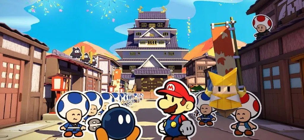 Review: paper mario, the origami king é uma divertida aventura em papel Mario e seus amigos em um reino com inspiração japonesa