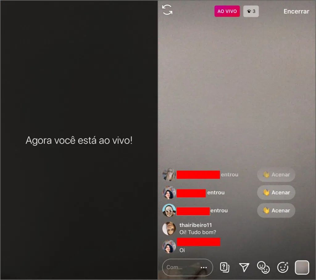 Como fazer live no instagram: o guia completo, com dicas e truques especiais! Segundo passo para uma live no instagram