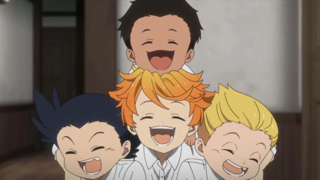 Novidades netflix em setembro: o diabo de cada dia, enola holmes e muito mais Cena do anime 'the promised neverland'
