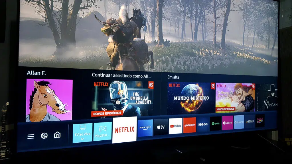 Review: samsung crystal uhd 4k, a melhor smart tv 4k de entrada de 2020 Tizen interface da crystal uhd
