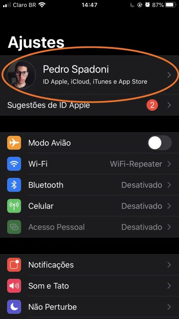 Proteção para iphone: como manter seu celular longe (e seguro) de hackers Tela do iphone