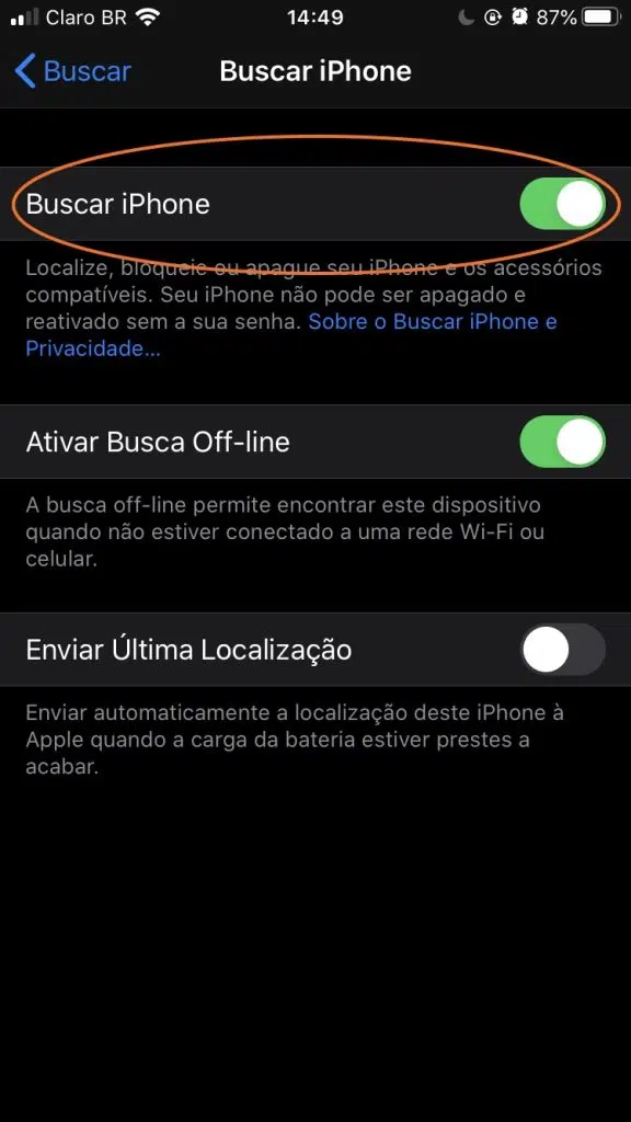 Proteção para iphone: como manter seu celular longe (e seguro) de hackers Tela do iphone