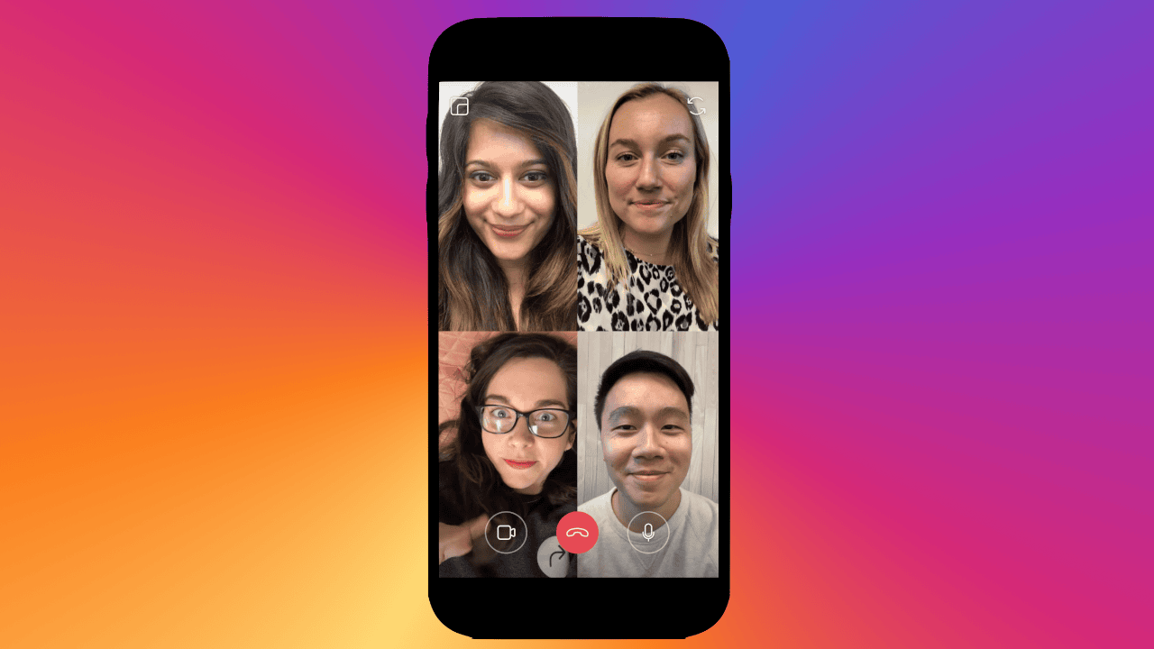 Aprenda a fazer uma chamada de vídeo em grupo pelo instagram