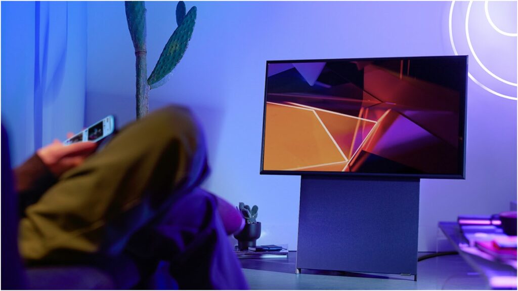 The sero, a tv vertical da samsung, é lançada no brasil. Conheça o novo modelo. A the sero, smart tv qled 4k, se adapta ao seu conteúdo, no modo tv vertical ou horizontal.