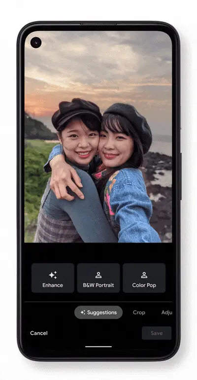 L'aggiornamento di Google Foto ha nuove funzionalità di modifica delle immagini Nuove funzionalità di modifica delle immagini nell'aggiornamento di Google Foto