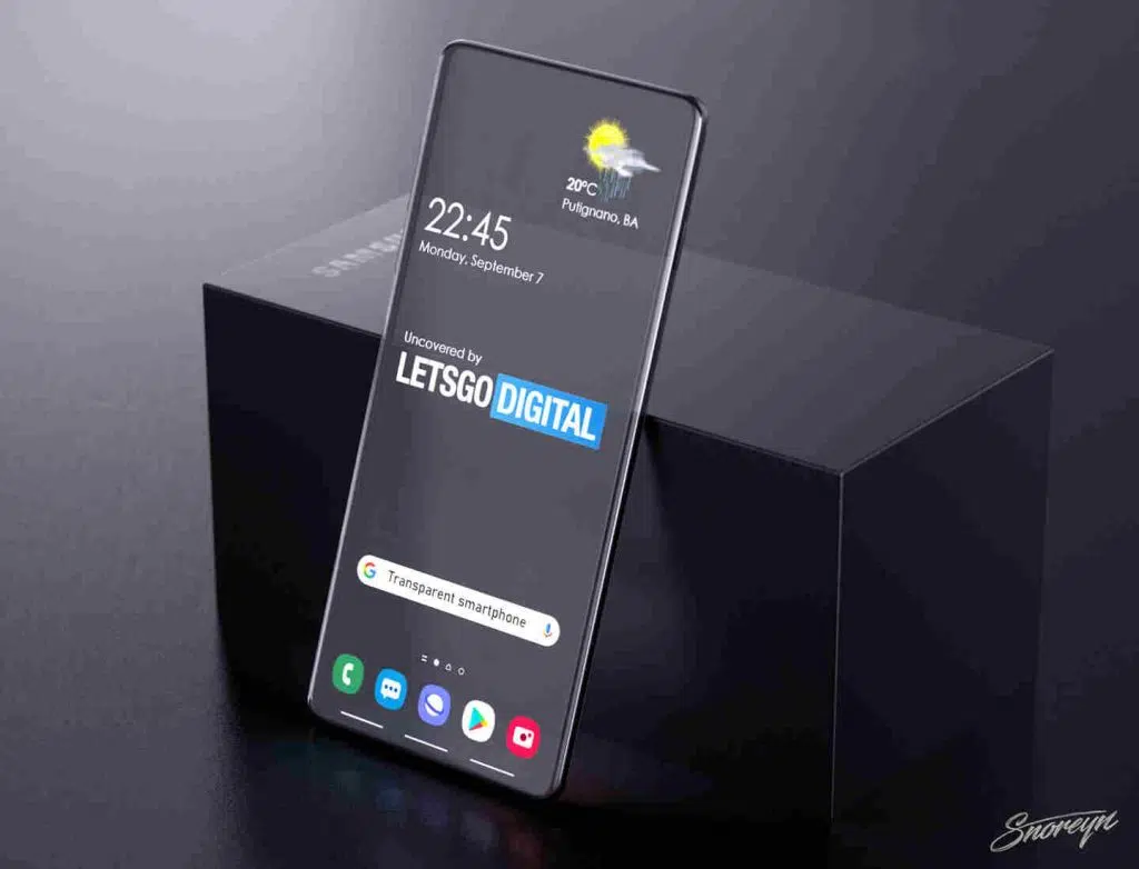 Celular transparente é revelado em nova patente da samsung; veja imagens do conceito Patente revela celular transparente da samsung