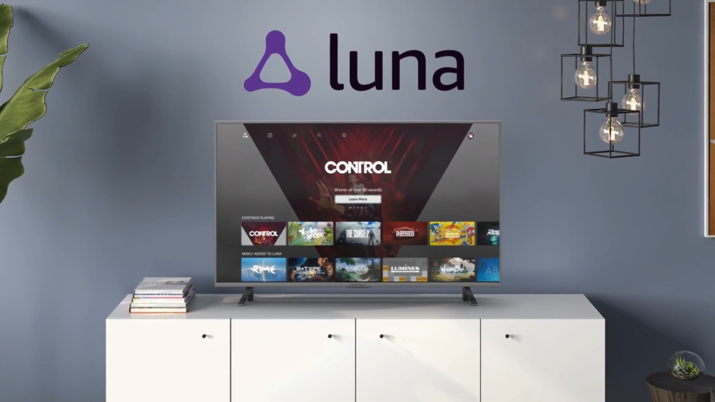 Amazon luna é o novo serviço de streaming para games da companhia.