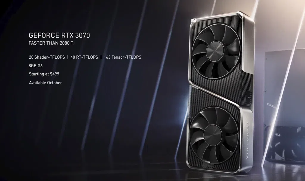 Nvidia anuncia placas de vídeo rtx 3090, 3080 e 3070 Nvidia rtx 3070