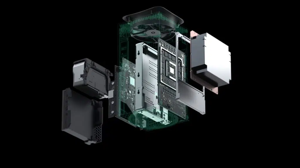 Xbox series x ou series s? Qual a diferença? Construção interna do xbox series x