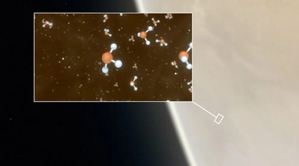 La scoperta del gas suggerisce la possibilità della vita su Venere fosfina su Venere