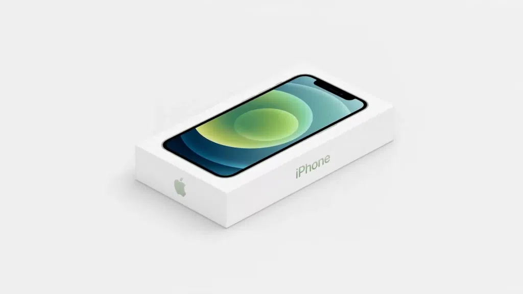 Do mini ao pro max: apple lança 4 novos iphone 12, todos com 5g Imagem da caixa do novo iphone 12