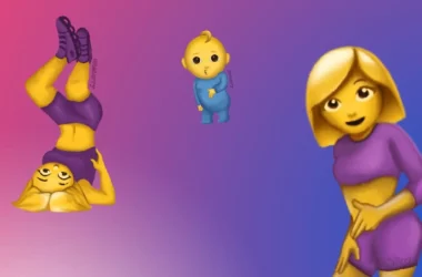 Montagem com figurinhas da pose de maloqueira