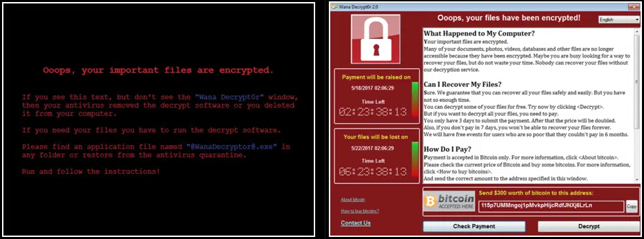 Marcus hutchins, o hacker que salvou o mundo do wannacry Screenshots de um computador infectado pelo vírus wannacry.