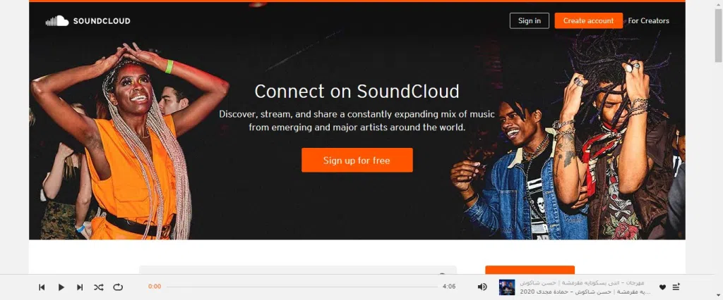 Os melhores sites pra baixar músicas de graça Soundcloud, um dos mais famosos sites de música online
