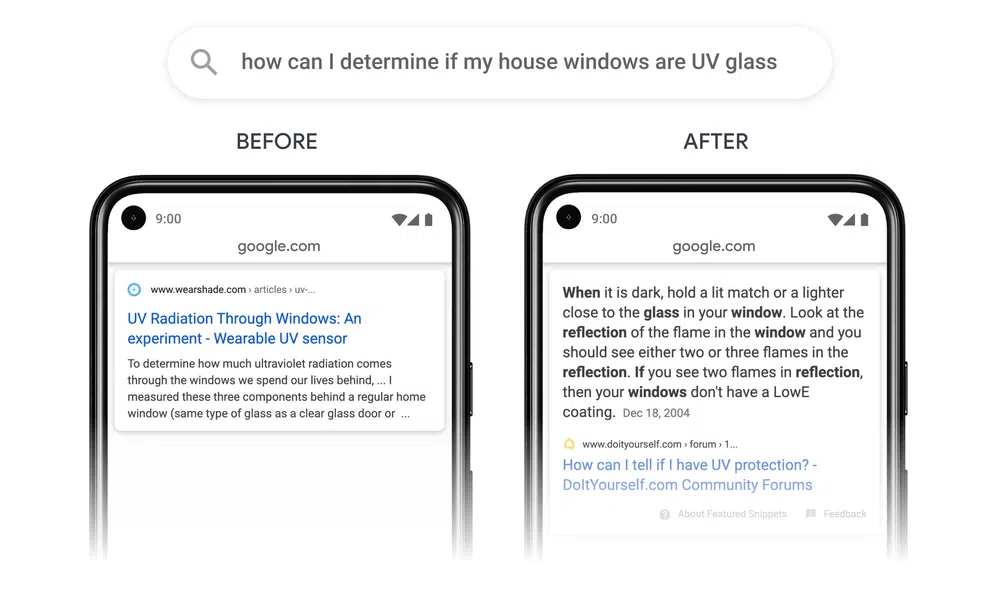 Google search on 2020: novos recursos de ia chegam ao mecanismo de busca Prints das novidades do google search on 2020