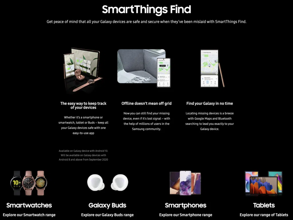 Samsung libera smartthings find, app que localiza seus aparelhos galaxy até mesmo offline Samsung smartthings find,