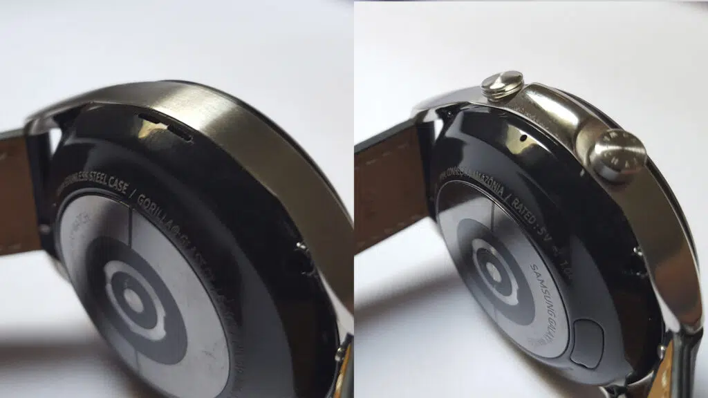 Review: samsung galaxy watch 3, o completo smartwatch com design clássico Galaxy watch 3 alto falante e microfone