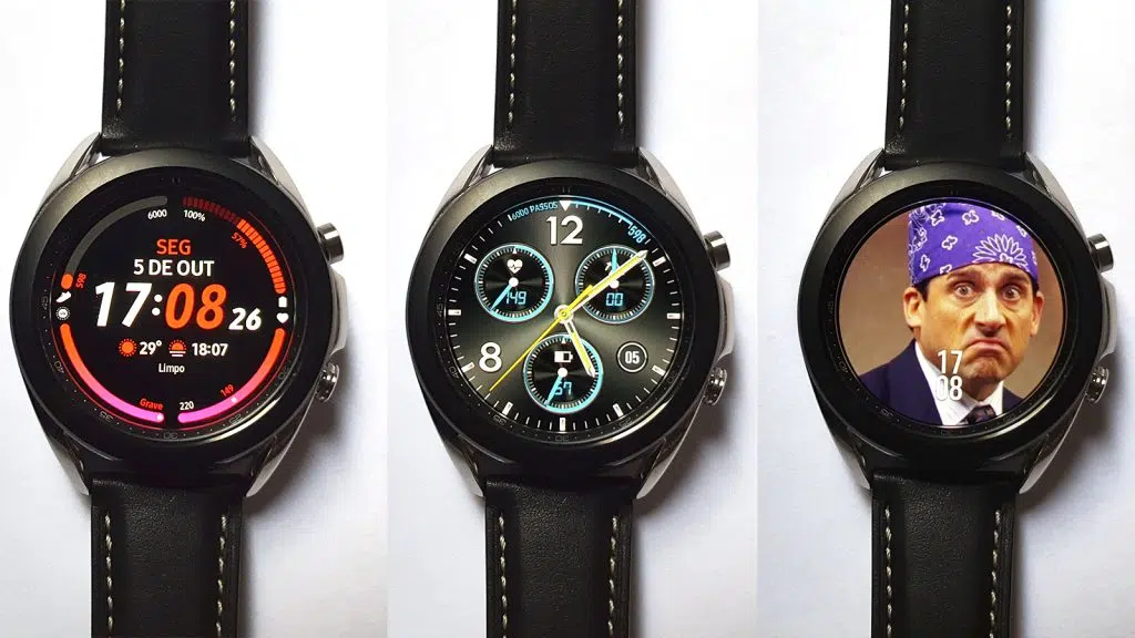 Review: samsung galaxy watch 3, o completo smartwatch com design clássico Galaxy watch 3 facewatch personalizado