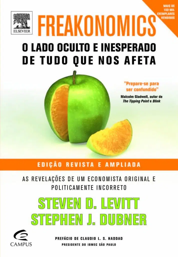 Os 30 melhores livros sobre ciência Livro freakonomics