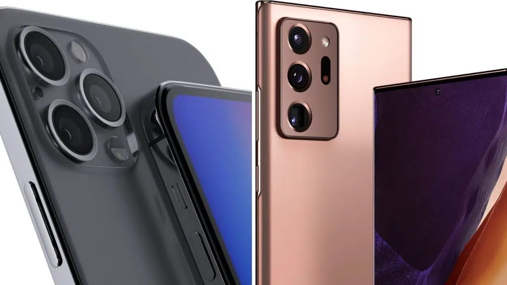 Câmera do iphone 12 pro e do note20 ultra: qual é melhor? Imagem de câmera do iphone 12 pro e do note20 ultra