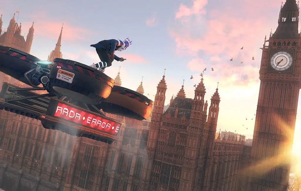 Review: em watch dogs legion (ps4), londres é sua para hackear Voando em um drone de transporte em londres