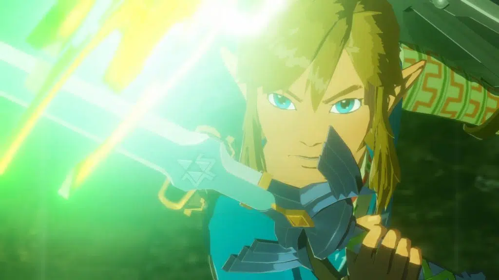 Review: lute contra o destino ao lado de zelda em hyrule warriors: age of calamity Link enfrentando um monstro