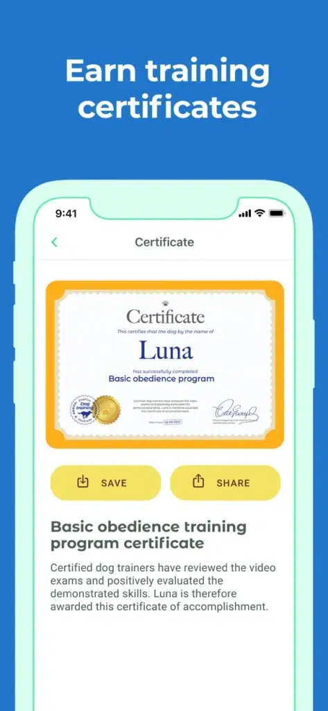 14 aplicativos para cuidar de cachorros com seu smartphone Captura de tela do aplicativo dog training & clicker