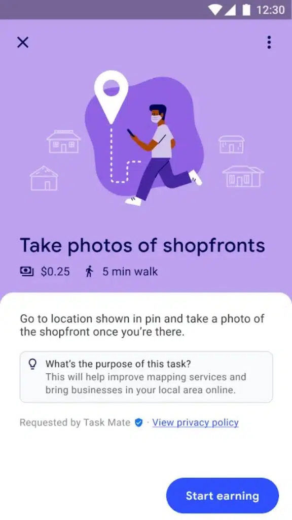 Google task mate paga usuários em troca de tarefas com o celular Google task mate paga usuários em troca de tarefas com o celular. Os testes do google task mate começaram na índia e no quênia – e ganhar dinheiro com o celular nunca pareceu tão fácil