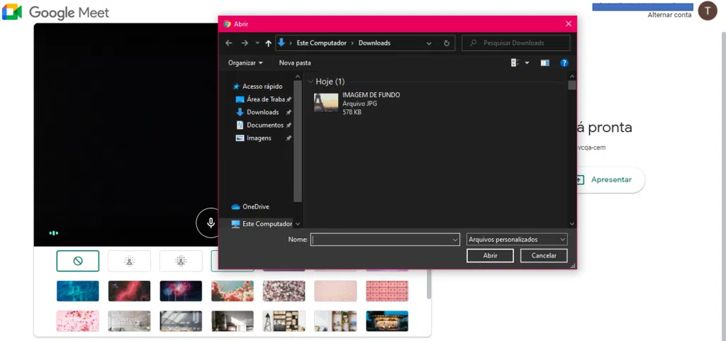 Google meet agora permite trocar imagem de fundo nas chamadas de vídeo. Saiba como fazer Print de imagem com passo a passo para google meet