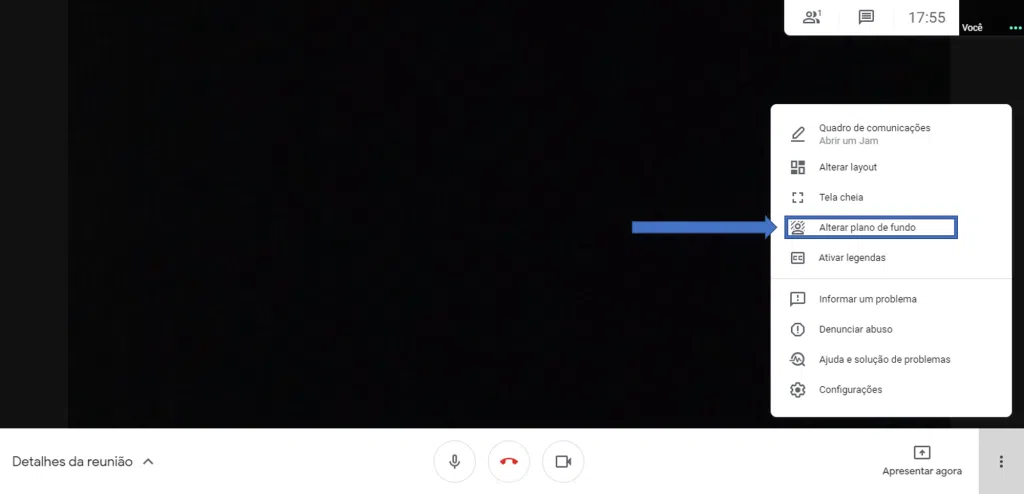 Google meet agora permite trocar imagem de fundo nas chamadas de vídeo. Saiba como fazer Print de imagem com passo a passo para google meet
